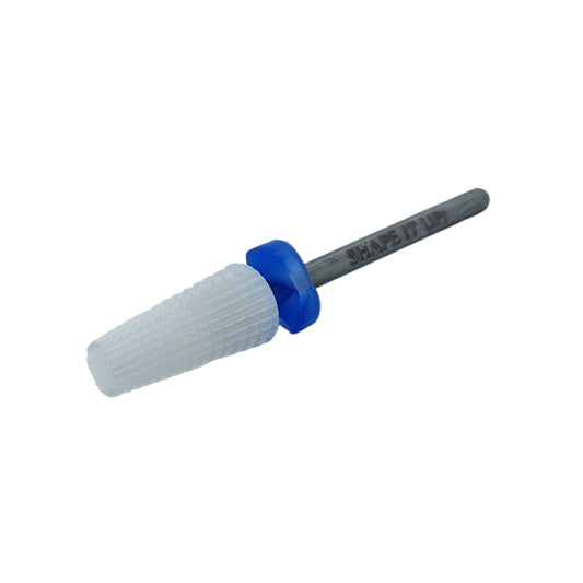 Shape It Up Ceramic Milling Bit Tapered 5 in 1 Medium Blue (Manicure Pedicure)