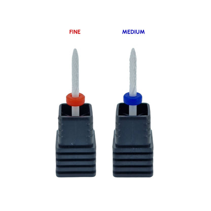 Shape It Up Ceramic Milling Bit Under The Nail Cleaner Medium Blue (Manicure Pedicure)