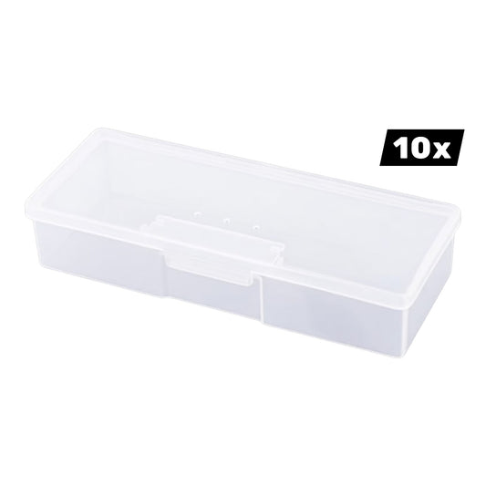 Shape It Up Personal Files Box Transparent 10 pieces