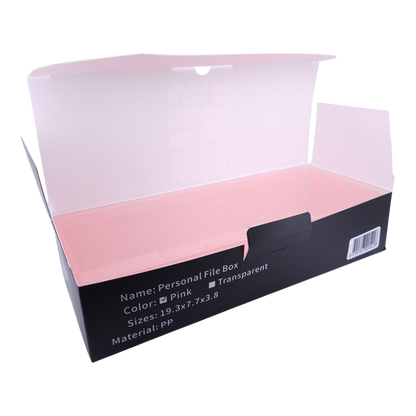 Shape It Up Personal Files Box Pink 1 piece
