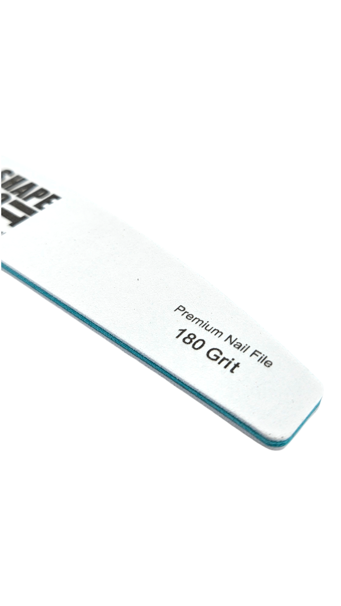 Shape It Up Premium Half Moon Nail File 180/220 (10 pieces)