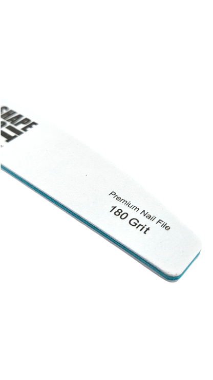 Shape It Up Premium Half Moon Nail File 180/220 (10 pieces)