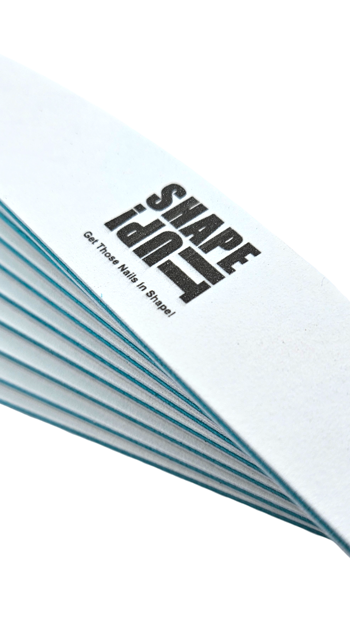 Shape It Up Premium Half Moon Nail File 180/220 (10 pieces)