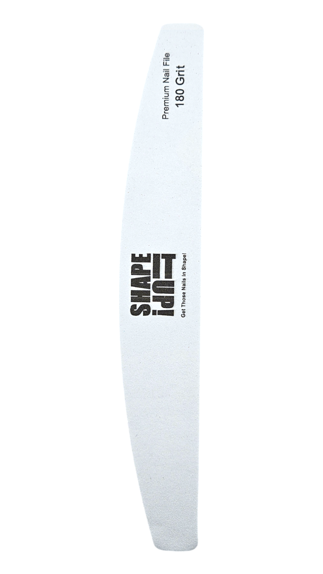 Shape It Up Premium Half Moon Nail File 180/220 (10 pieces)