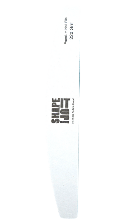 Shape It Up Premium Half Moon Nail File 180/220 (10 pieces)