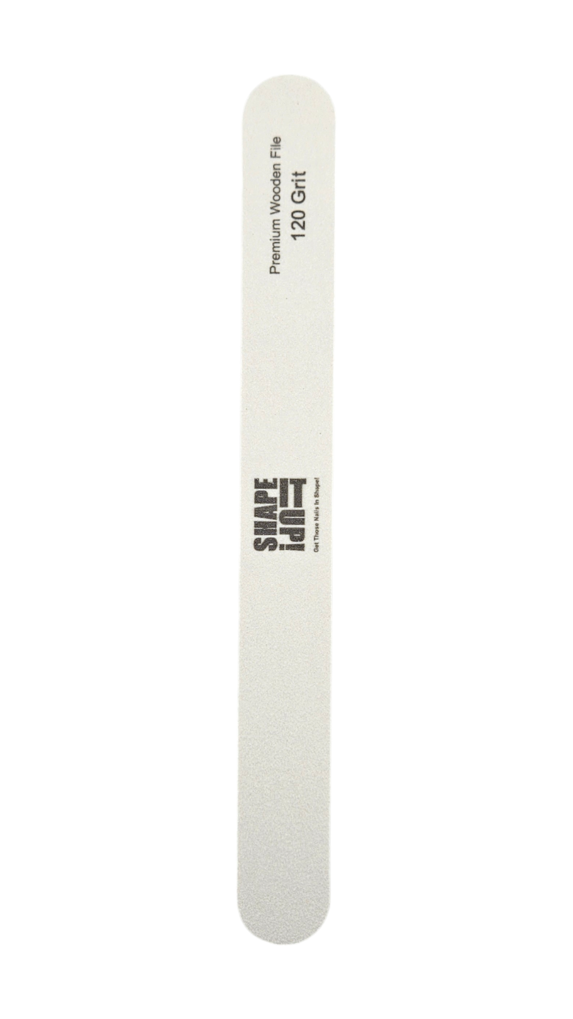 Shape It Up Premium Wooden Thin Straight File 120/180 (20 pieces)