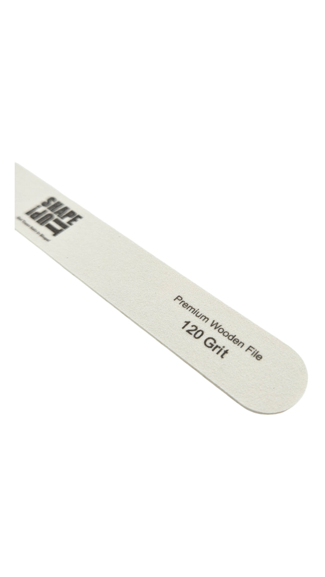 Shape It Up Premium Wooden Thin Straight File 120/180 (20 pieces)
