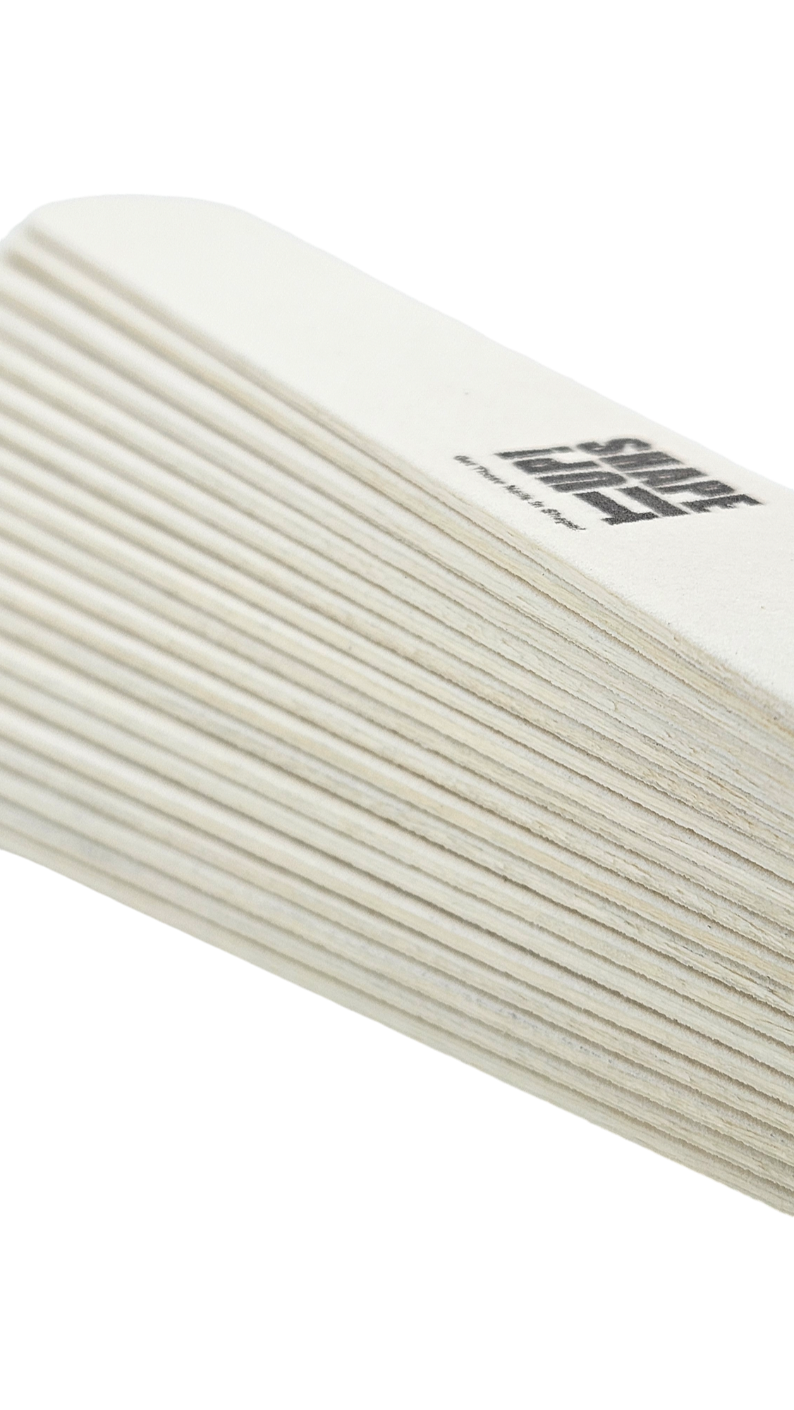 Shape It Up Premium Wooden Thin Straight File 120/180 (20 pieces)