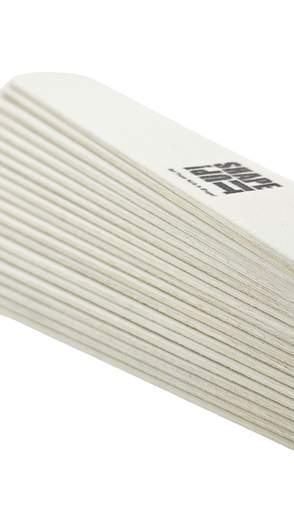 Shape It Up Premium Wooden Thin Straight File 120/180 (20 pieces)