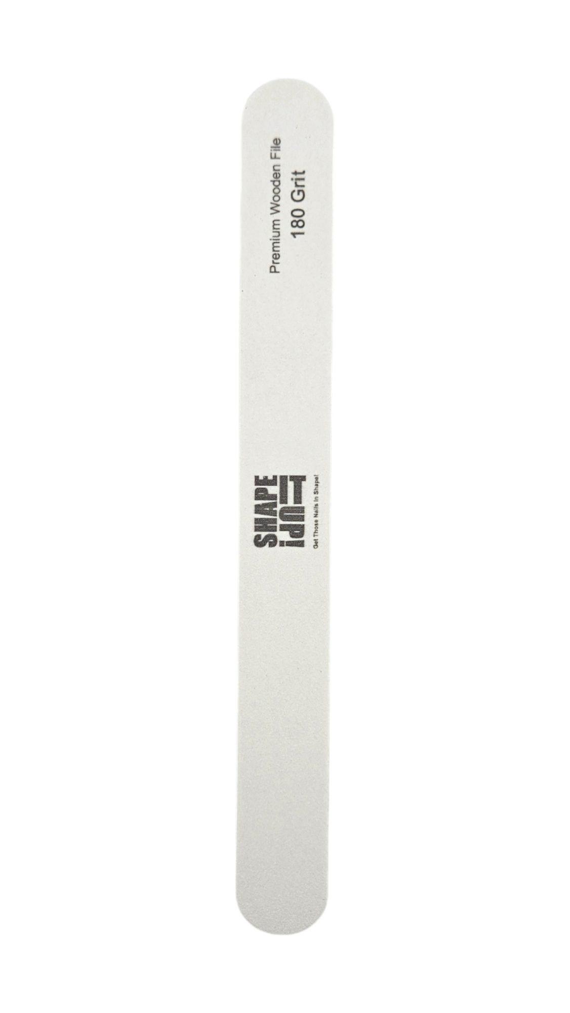 Shape It Up Premium Wooden Thin Straight File 120/180 (20 pieces)