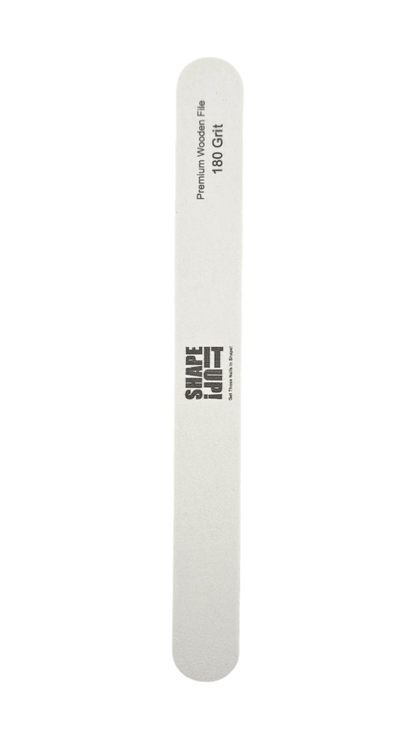 Shape It Up Premium Wooden Thin Straight File 120/180 (20 pieces)