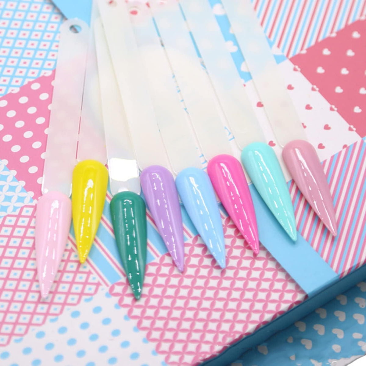 Shape It Up Color Pops Ring Stiletto Nail Tips 50 Pieces