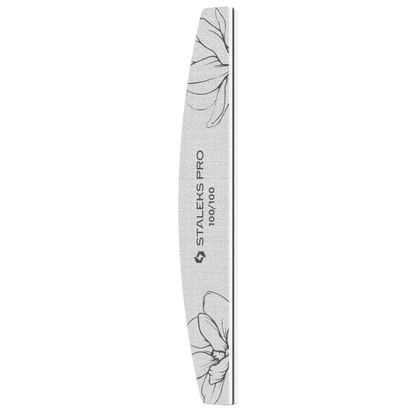 Staleks Half Moon Mineral File Expert 40 100/100 Grit (NFE-40-100/100)