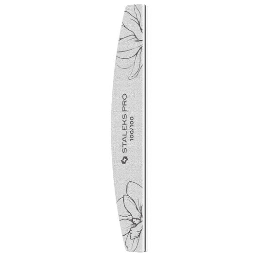 Staleks Half Moon Mineral File Expert 40 100/100 Grit (NFE-40-100/100)