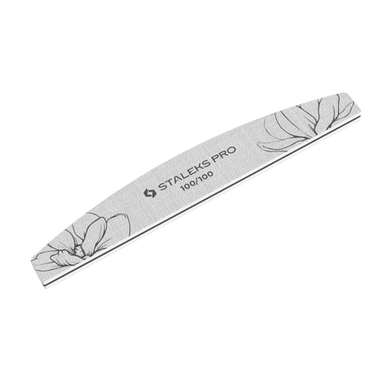 Staleks Half Moon Mineral File Expert 40 100/100 Grit (NFE-40-100/100)