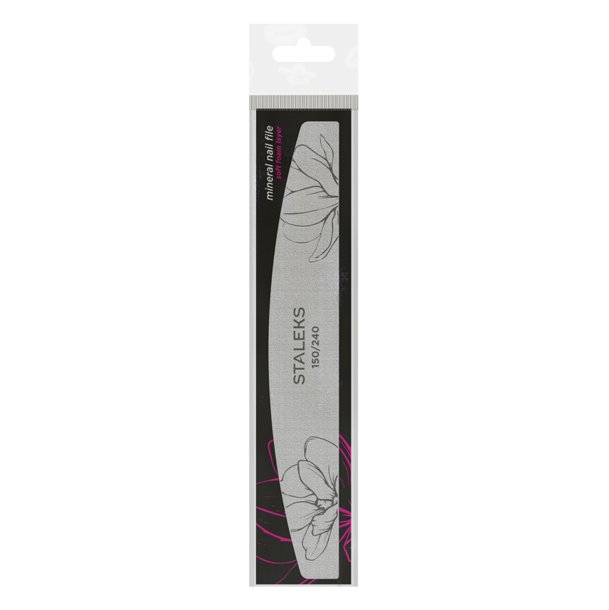 Staleks Half Moon Mineral File Expert 40 150/240 Grit (NFE-40-150/240)