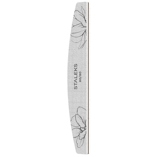 Staleks Half Moon Mineral File Expert 40 80/80 Grit (NFE-40-80/80)