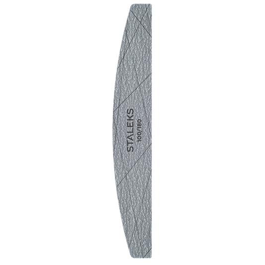 Staleks Half Moon Mineral File Smart 40 100/180 Grit (NFS-40-100/180)