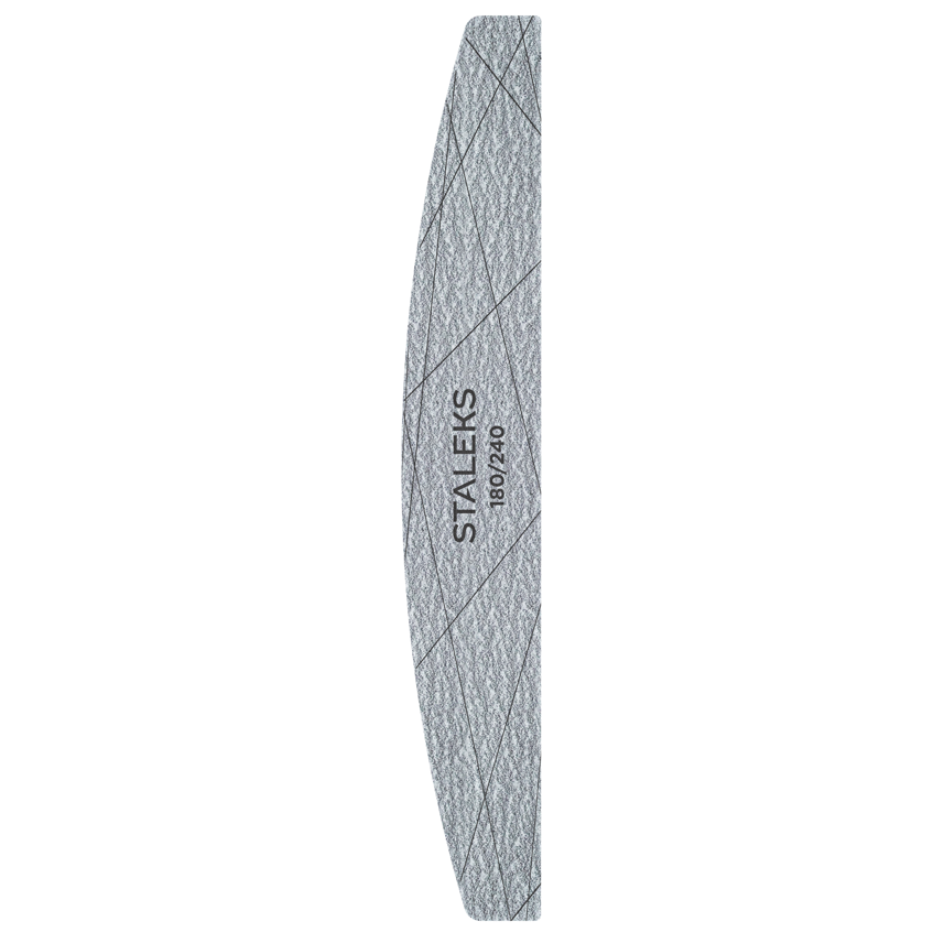 Staleks Half Moon Mineral Nail File Smart 40 180/240 Grit (NFS-40-180/240)