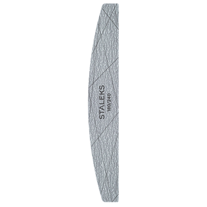 Staleks Half Moon Mineral Nail File Smart 40 180/240 Grit (NFS-40-180/240)