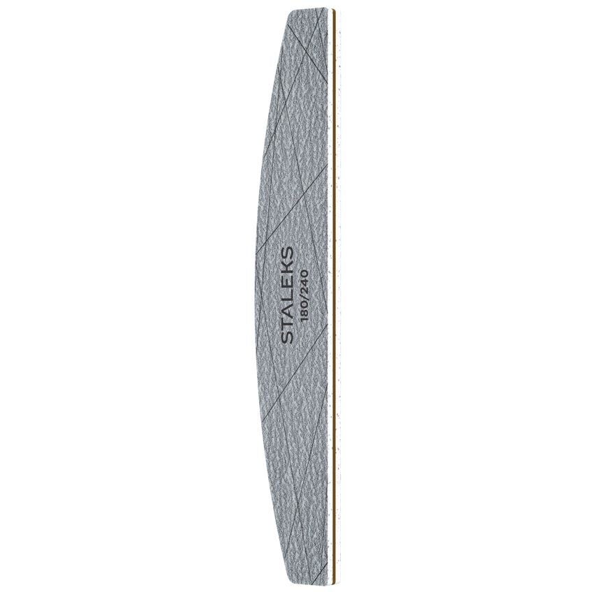 Staleks Half Moon Mineral Nail File Smart 40 180/240 Grit (NFS-40-180/240)