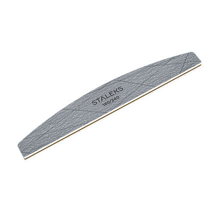 Staleks Half Moon Mineral Nail File Smart 40 180/240 Grit (NFS-40-180/240)