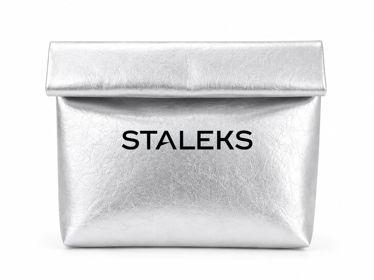 Staleks Pro Cosmetische Tas Zilver Eco Leer (BS-01)