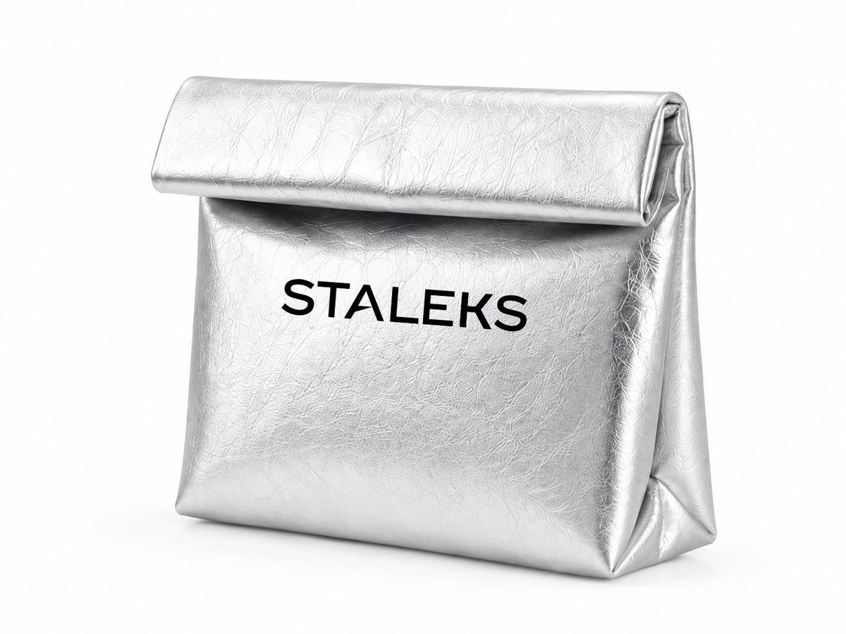 Staleks Pro Cosmetische Tas Zilver Eco Leer (BS-01)