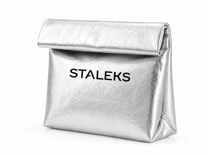 Staleks Pro Cosmetische Tas Zilver Eco Leer (BS-01)