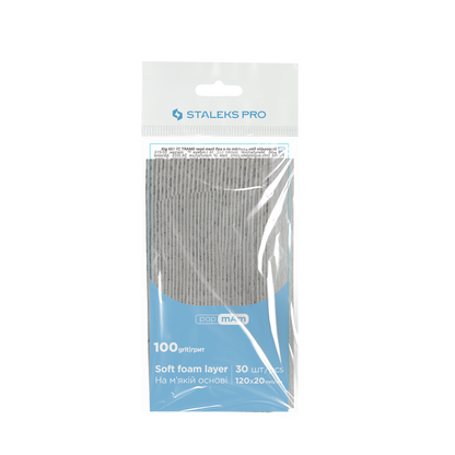 Staleks Pro Smart 20 PapmAm Straight File Soft Base 30 pcs (DFC-20 series)