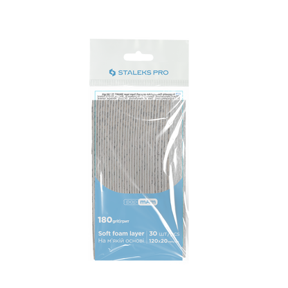 Staleks Pro Smart 20 PapmAm Straight File Soft Base 30 pcs (DFC-20 series)