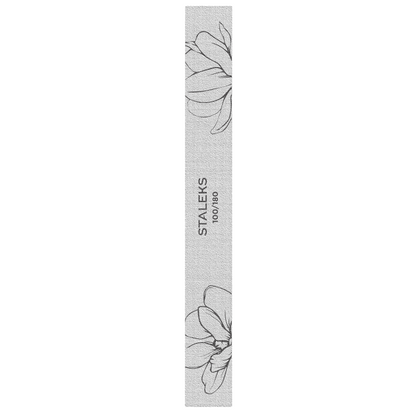 Staleks Straight Mineral Nail File Expert 20 100/180 Grit (NFE-20-100/180)