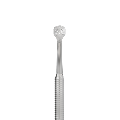 Staleks Double-Sided Cosmetic Uno & Oval With Holes Spoon Expert 20 Type 1 (ZE-20/1)