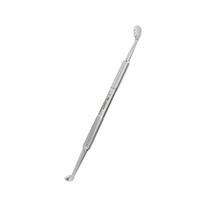 Staleks Double-Sided Cosmetic Uno & Oval With Holes Spoon Expert 20 Type 1 (ZE-20/1)