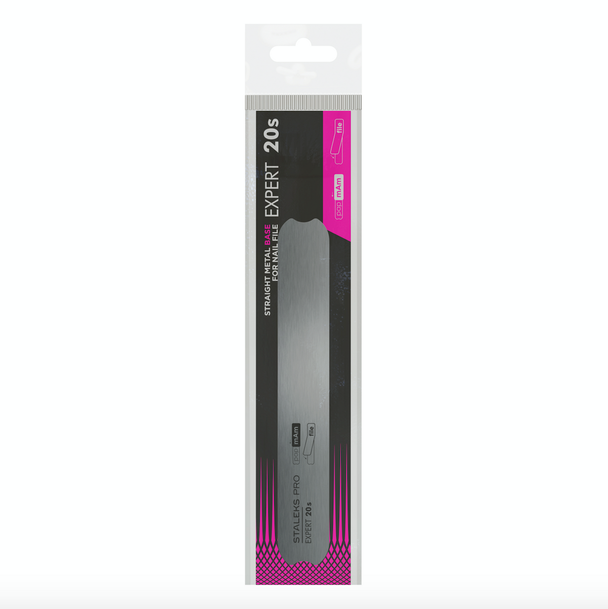 Staleks Metal Base Straight Nail File Expert 20s 130 mm (MBE-20s)
