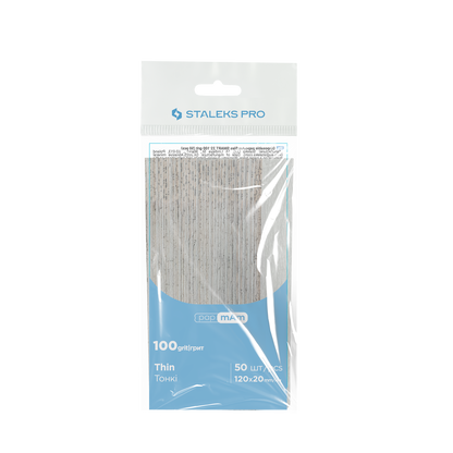 Staleks Pro Smart 22 PapmAm Straight File 50 pcs (DFC-22 series)