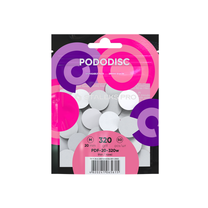 Staleks Refill Pads For Pododisc M White (50 pc) (PDF-20 Series)