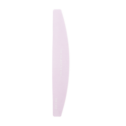 The Gelbottle 220/240 Natural Nail File Purple 5 Pack