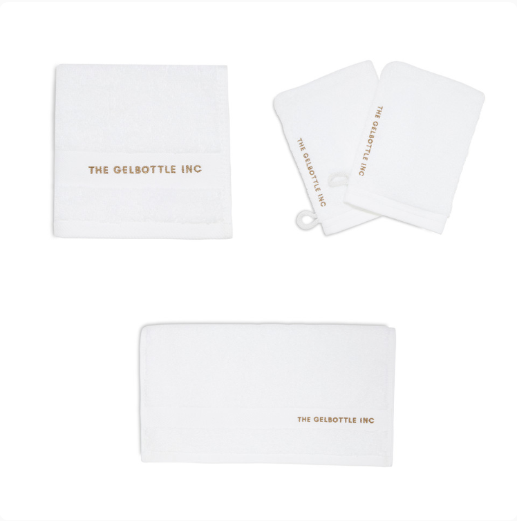 The GelBottle SPA Towel Set White