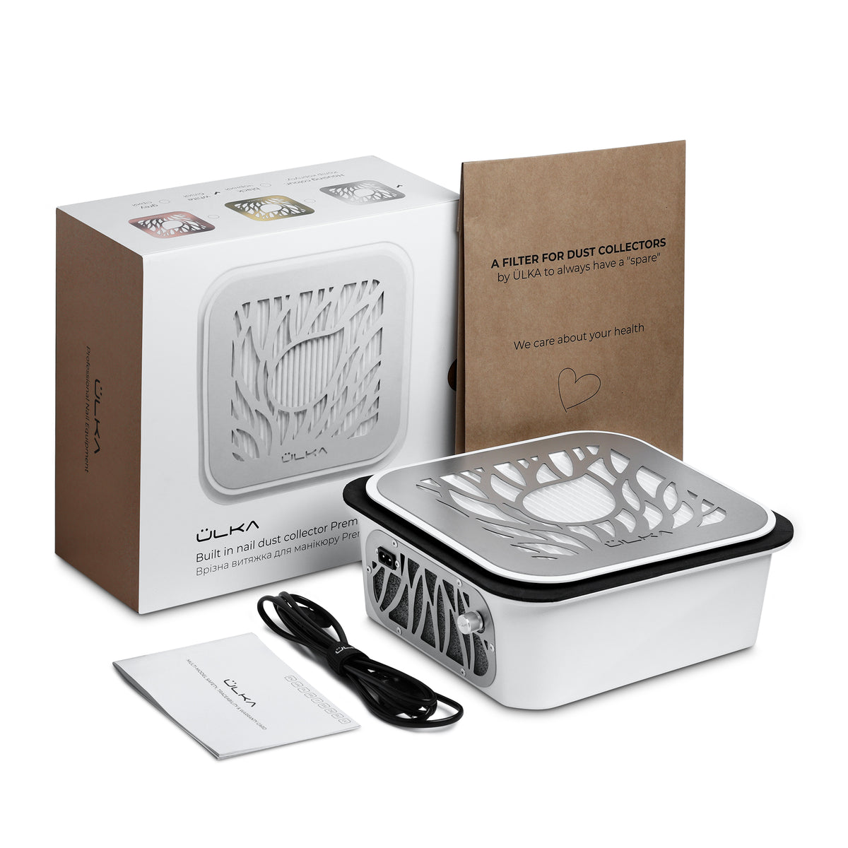 Ulka Premium 2.0 Built-in Nail Dust Extractor + HEPA Filter