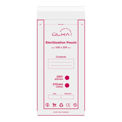 Ulka Sterilization Pouches (100x200 mm)
