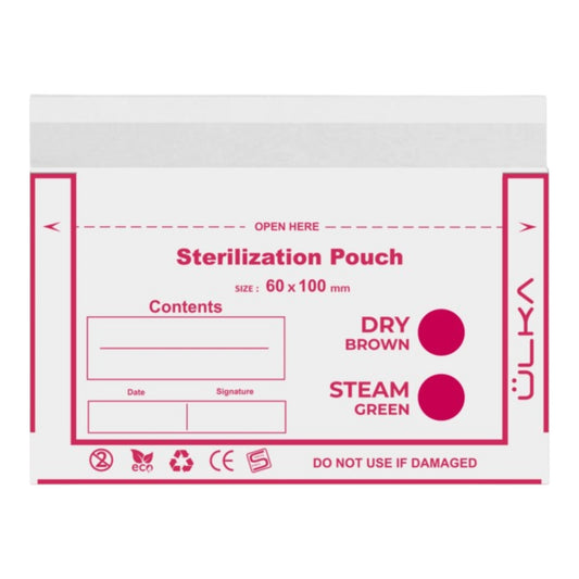 Ulka Sterilization Pouches (60x100 mm)