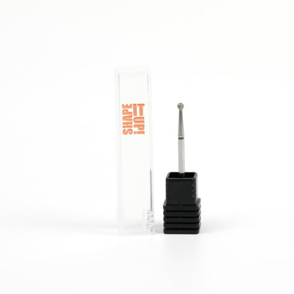 Shape It Up Diamond Frees Bit Ball 2.3mm Green (Manicure Pedicure)
