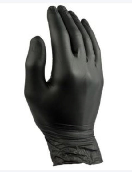 Nitrile Gloves Black Size L 100 Pieces