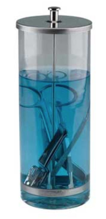Shape It Up Glass Disinfectant Bottle Dip Tank 1.2 L