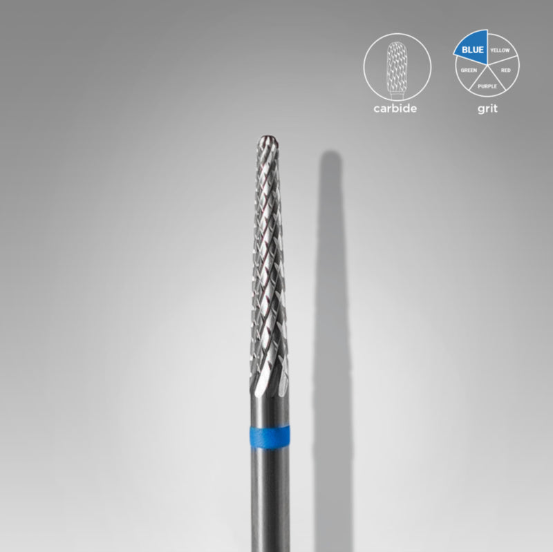 Staleks Carbide Nail Drill Bit Cone Blue 2.3mm (FT71B023/14)