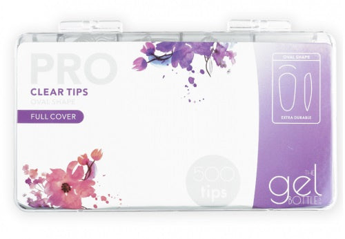 The GelBottle Pro Clear Extension Tips 500 Pieces