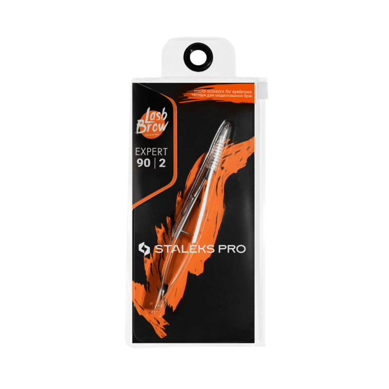 Staleks Pro Eyebrow Scissors Expert 90 Type 2 (SE-90/2)