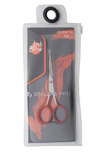 Staleks Pro Eyebrow Scissors Expert 30 Type 1 (SE-30/1)