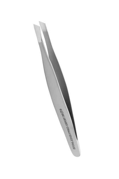 Staleks Pro Eyebrow Tweezers Expert 20 Type 3 Wide Slanted Edges (TE-20/3)